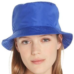 NWT Aqua Bloomingdales cobalt blue bucket hat